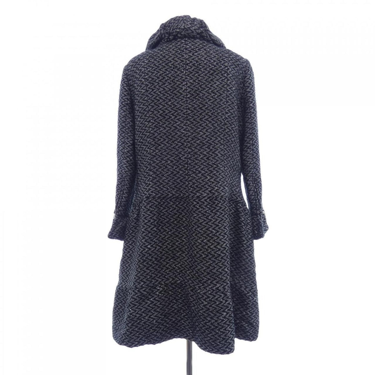 Chanel Coat Black 44 — view 2