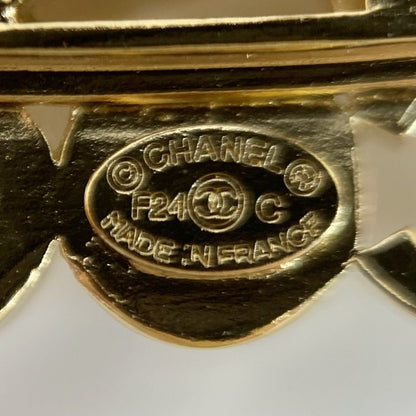 Chanel Roller Skate Brooch F21c Gold Pin Type