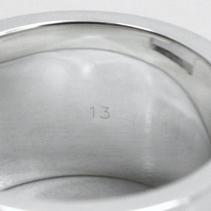 Gucci Branded G Wide Silver 925 12.5 Ladies 10.8g Ring