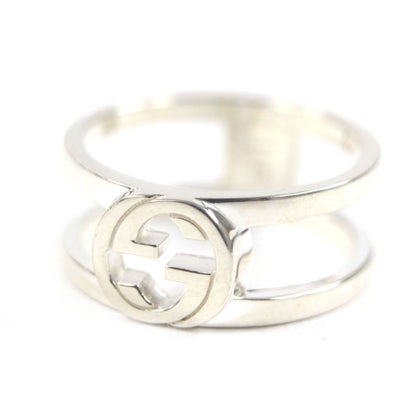  Gucci 797031 Interlocking G Wide Ring Ag925 Current Item Rings Silver 18 Size