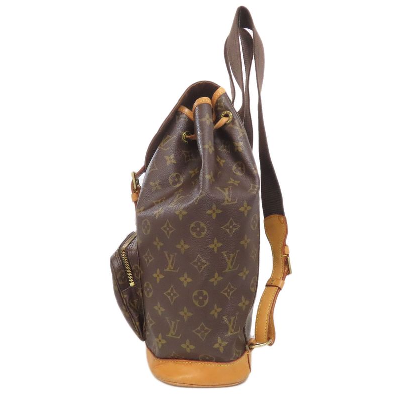 Louis Vuitton M51135 Montsourisgm Backpack Daypack Monogram Canvas Women