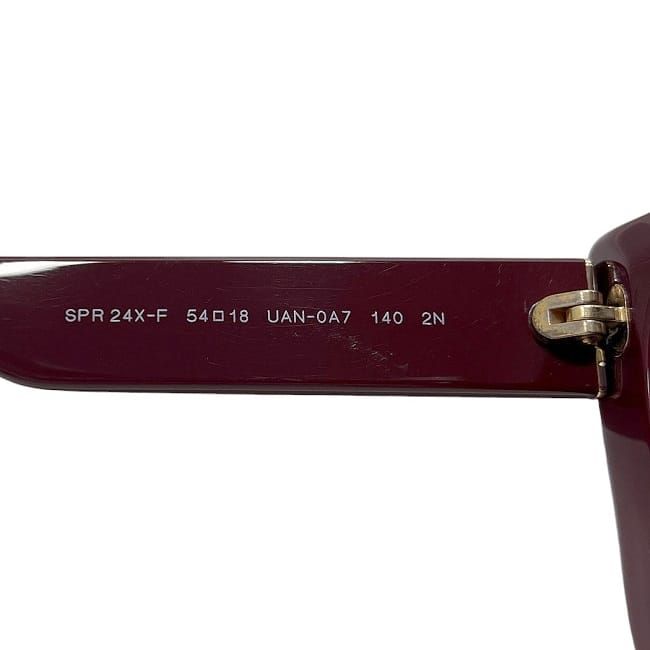 Prada Sunglasses In Black Gradient Bordeaux Red