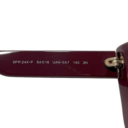 Prada Sunglasses In Black Gradient Bordeaux Red