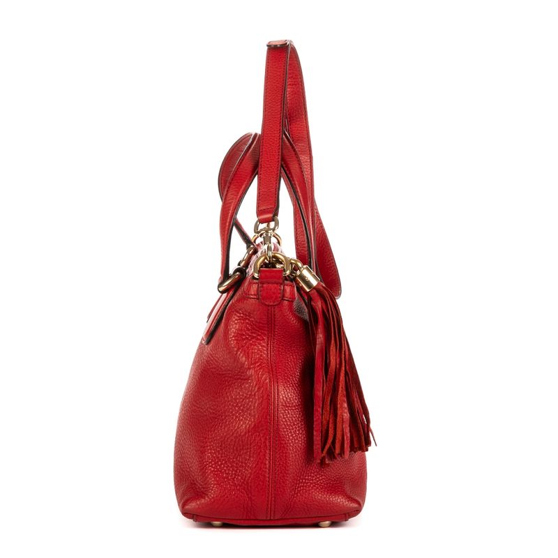 Gucci Soho Red Grain Leather A