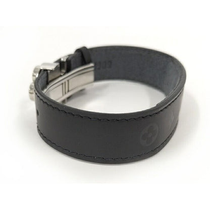 Louis Vuitton Vu Good Luck Bracelet Leather Black Monogram — view 3