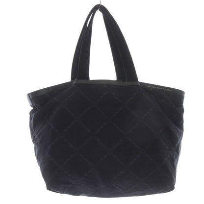 Bvlgari 2-Way Tote Bag With Logo All Over Frgmt Handbag Navy Blue