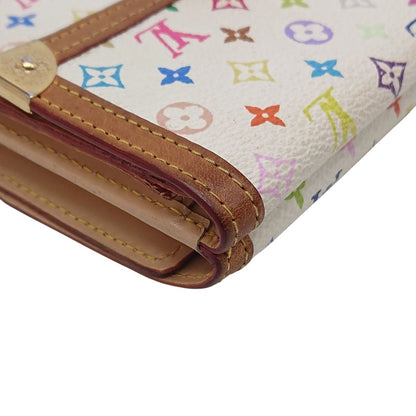 Louis Vuitton Multicolor Fold Wallet Porte Monet Billets Cult Cles White — view 11