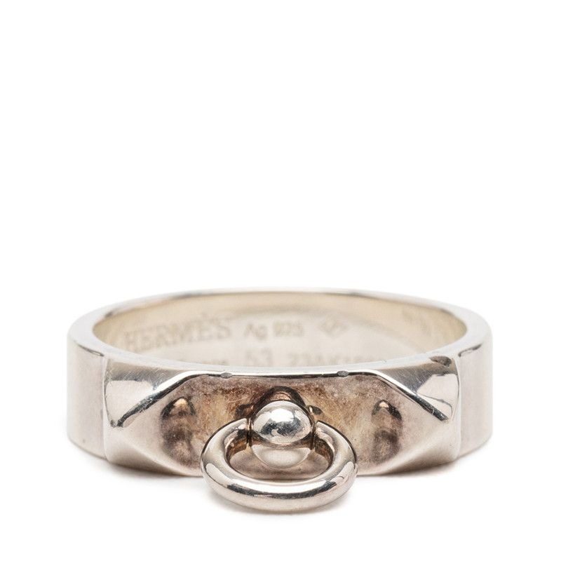 Hermes Collier de Chien Ring 53 Silver