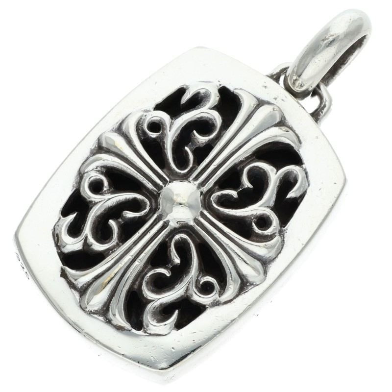 Chrome Hearts Keeper Pendant Silver Necklace
