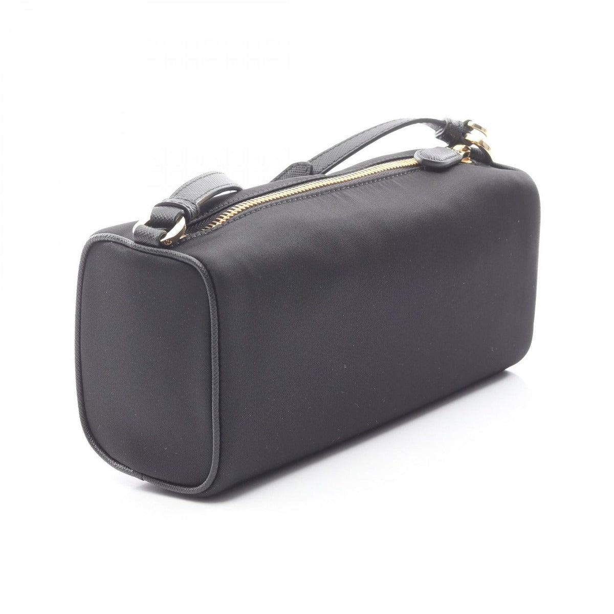 Prada Shoulder Bag Re-Nylon Pouch Tessuto Saffian Black — view 2