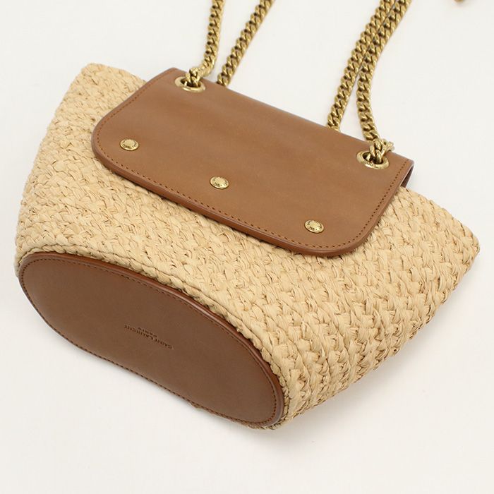 Saint Laurent Manon Mini Bag 774269 Baggage Bag Raffia Leather Women