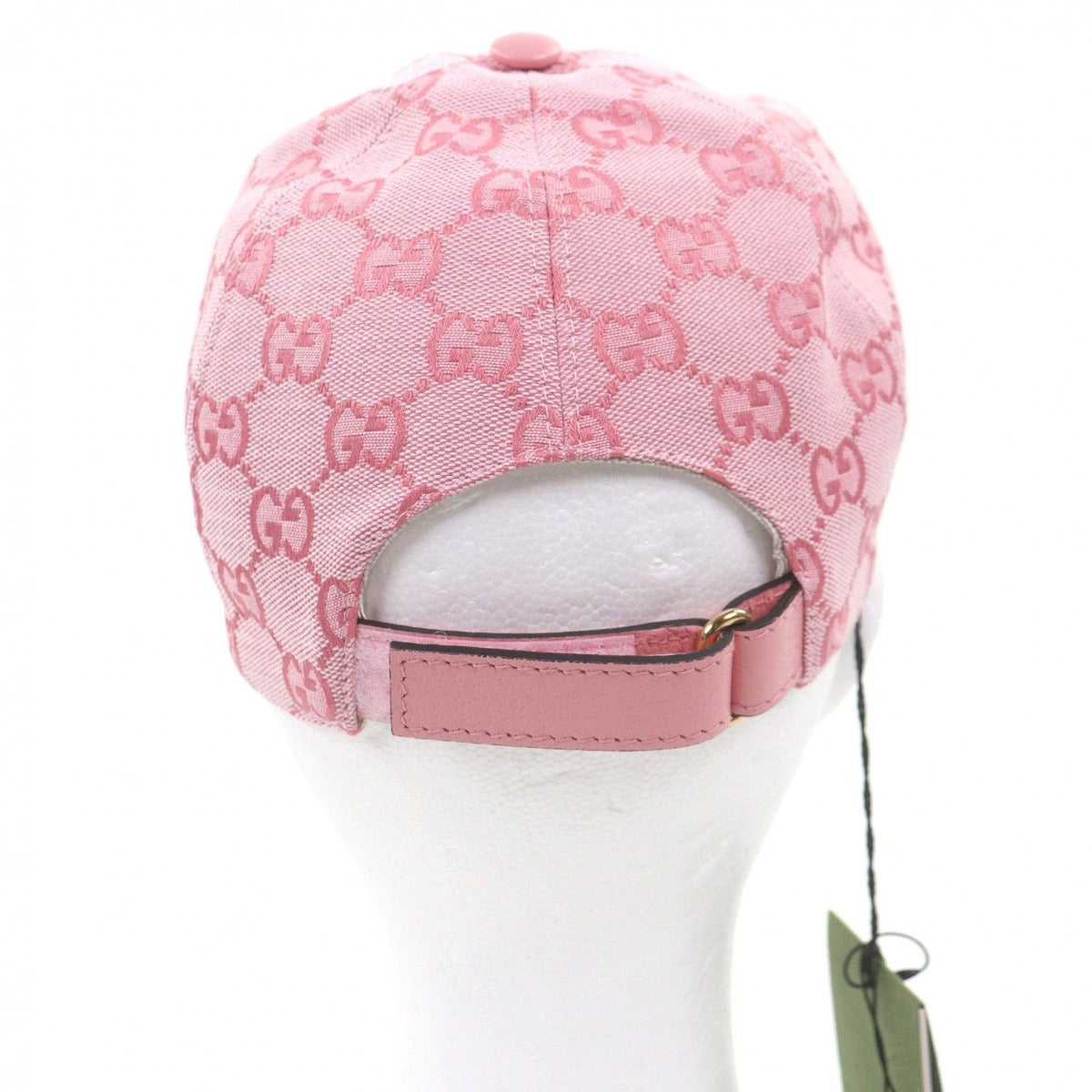 Gucci GG Logo Canvas Baseball Cap Pink Handbag — view 4