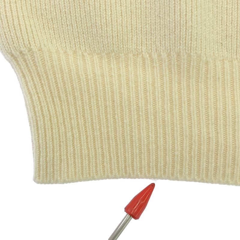 Bottega Veneta - Cashmere Blend Crew Neck Knitted Sweater - XL - Ivory - Women's