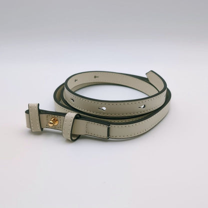 Gucci Sylvie Shoulder Strap Leather White