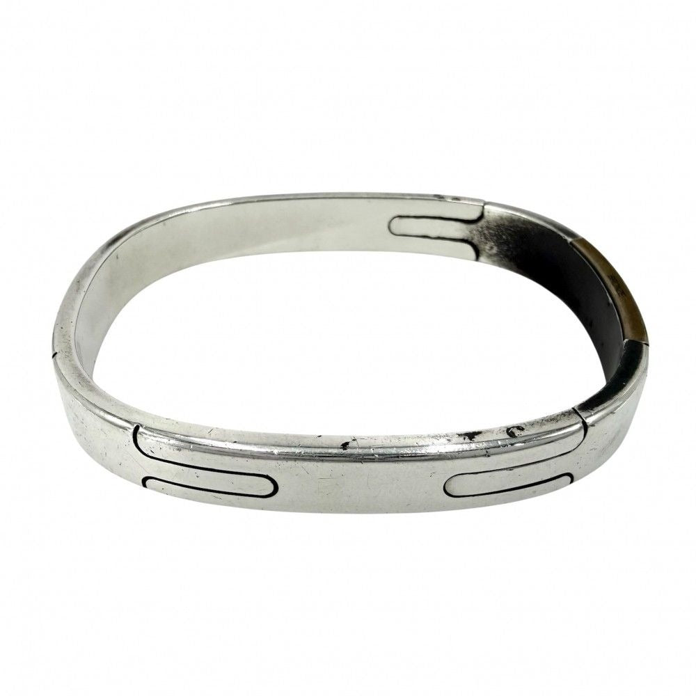 Hermes Bangle Bracelet Silver