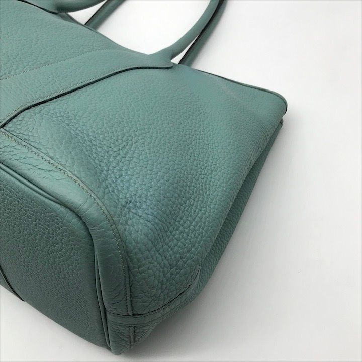 Hermes Garden Party PM Negonda Tote Purse Blue