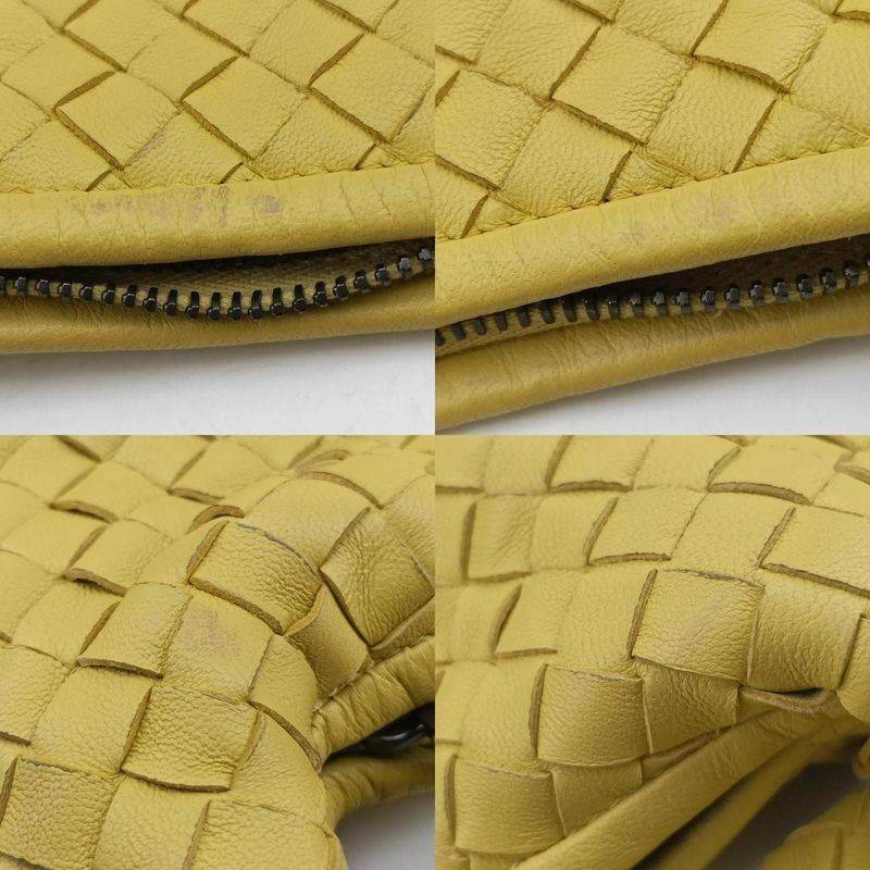 Bottega Veneta Intrecciato Yellow Lambskin B01451144f