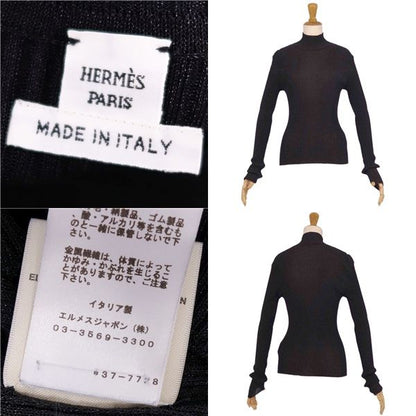 Hermes Knit 23AW High Neck Sweater Rayon