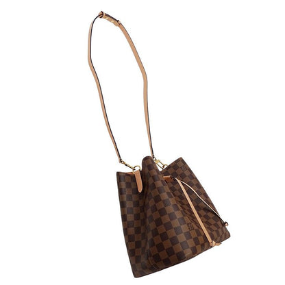 Louis Vuitton Bag Women's Brand Shoulder Bag Damier Canvas Neonoe Venus Brown