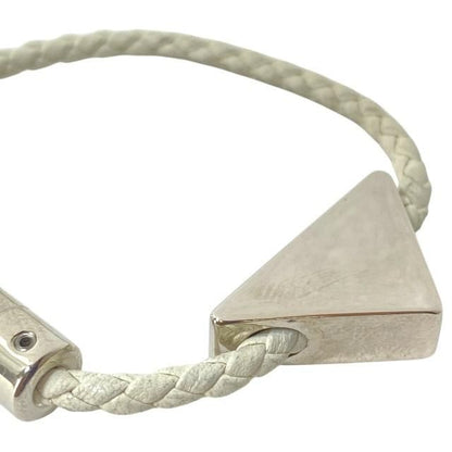 Prada 1ib350 Bracelet Bangle Accessories Jewelry Small Item Triangle Logo Metal
