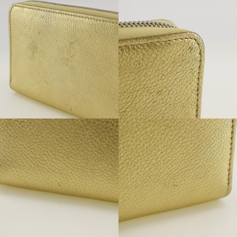 Louis Vuitton Zippy Lock Me Color M69058 Grain Calf Leather Gold Ub5109 Ladies