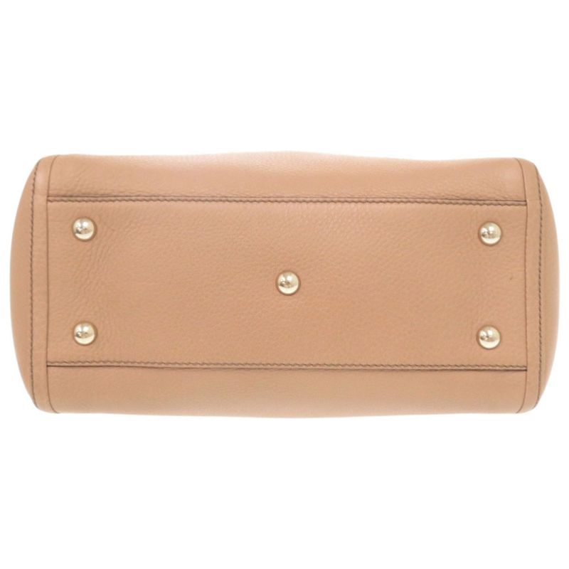 Gucci Soho 369176 Leather Pink Beige 2WAY Handbag Shoulder Bag 0082 Gucci