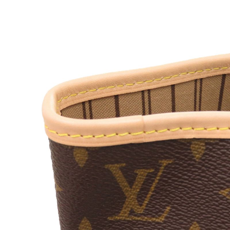 Louis Vuitton Current Neverfull MM Mon Monogram P01926 Tote Bag Camel Quartz LV