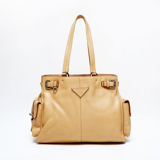 Prada Tote Leather Vitello Dyno