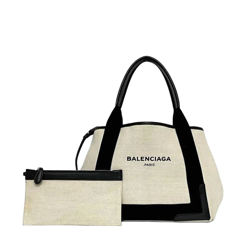 Balenciaga Tote Bag Navy Cabas S Small
