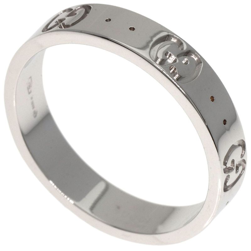 Gucci Icon #14 Ring - 18K White Gold Ladies