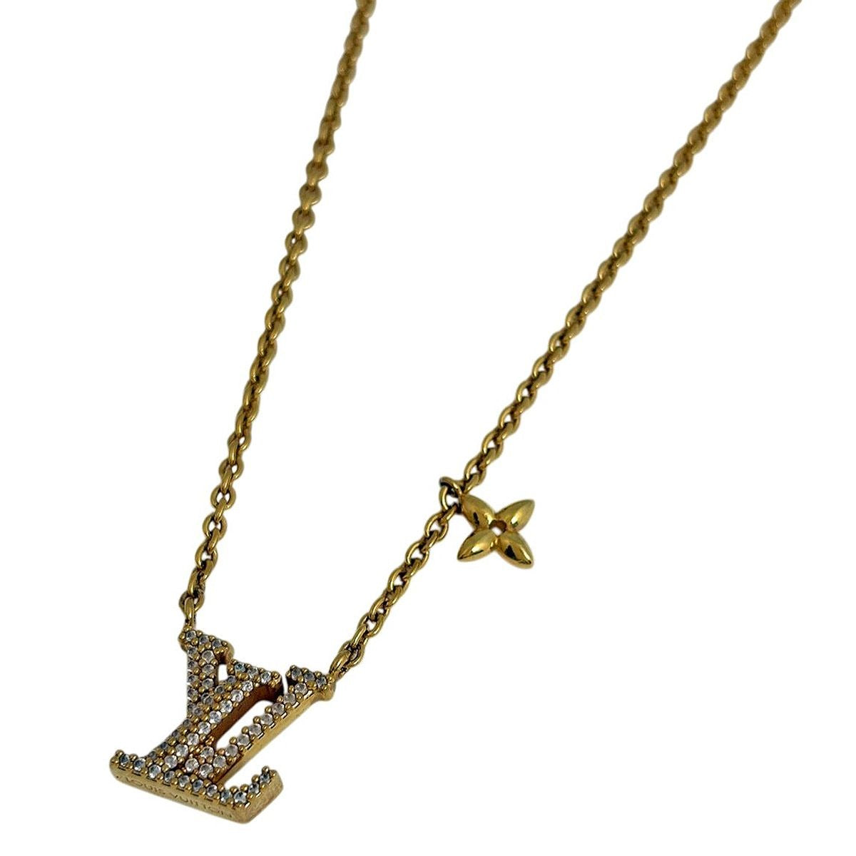 Louis Vuitton Collier LV Iconic Necklace Rhinestone Gold