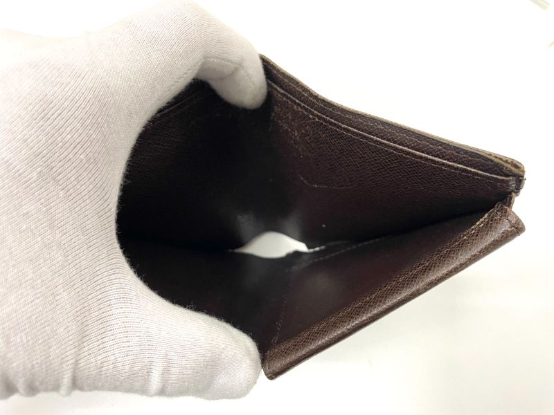 Louis Vuitton Damier Portefeuille Marco Folded Wallet N61675 Ebène (brown) Made