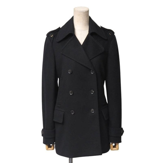 Gucci Pea Coat Size 38 Double Breasted Wool Mid