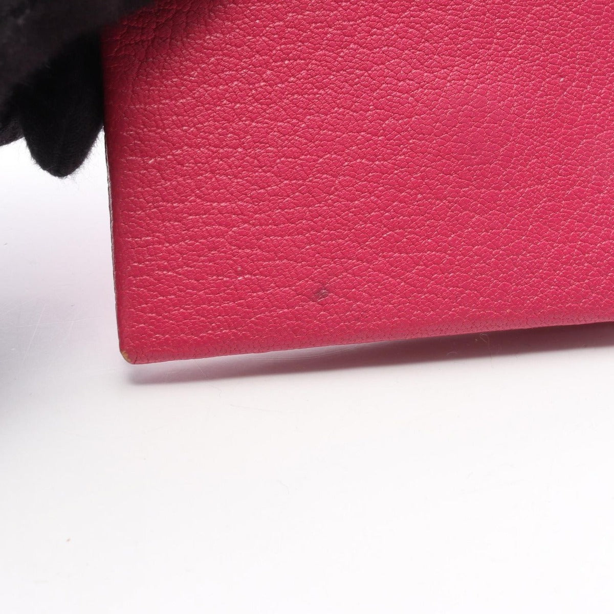 Hermes Coin Case Calvi Rose Shocking Leather — view 10
