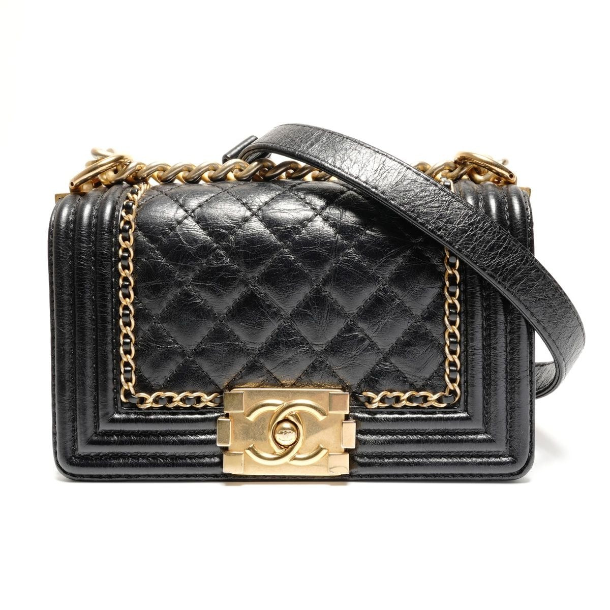 Chanel Shoulder Bag Mini Boy Chain Luxury