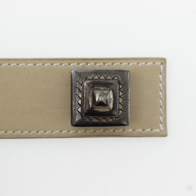 Hermes Artemis Touareg Calf Beige Ladies 24g Bracelet