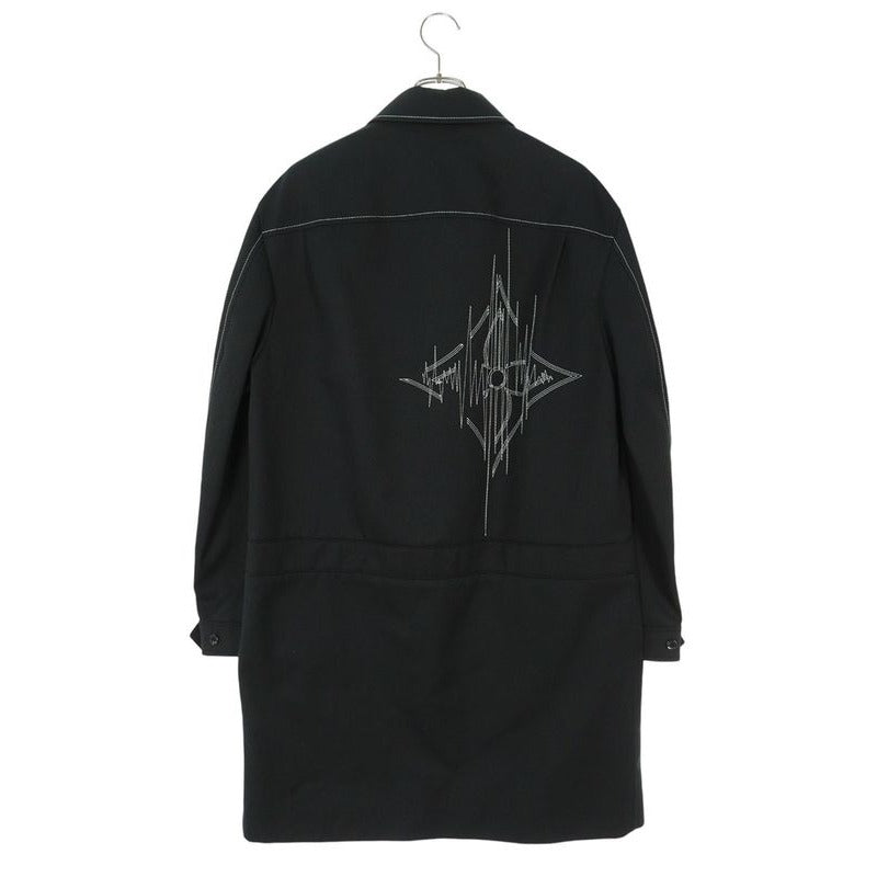 Louis Vuitton 23 SS Rm2319 Rm6 hoc 02 E Embroidered Zip Coat Men 44 — view 2