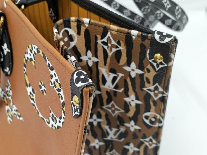 Louis Vuitton On The Go Monogram Jungle Tote Bag M44674