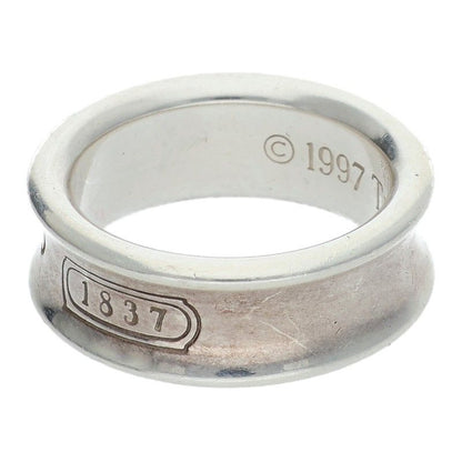 Tiffany & Co 1837 Medium Silver Ring Men's Size 7