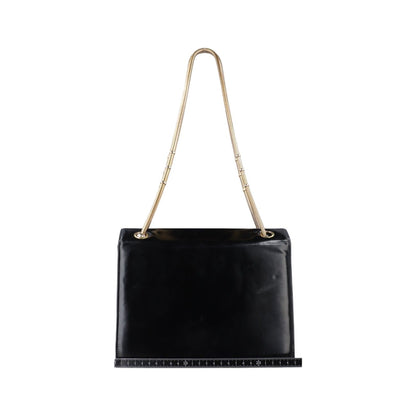 Chanel CC Snake Chain Flap Black Enamel — view 2