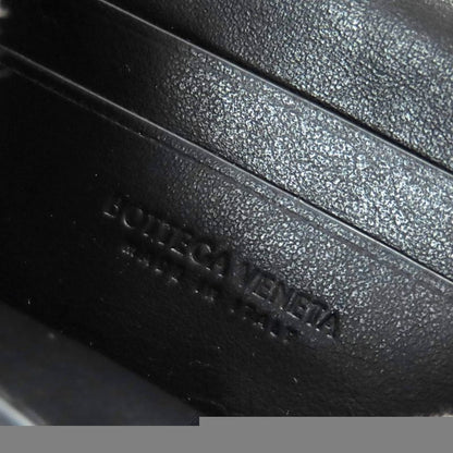 Bottega Veneta Intrecciato Compact Wallet Leather Coin Case Black Storage With