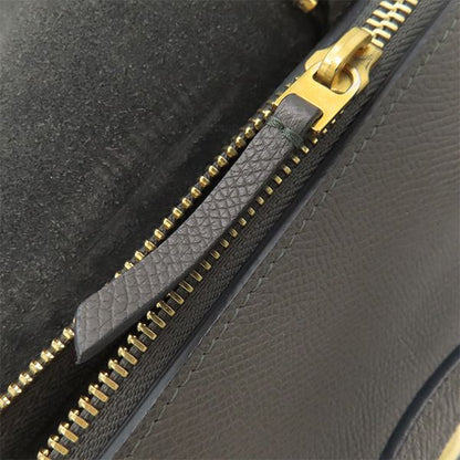 Celine 2way Bag Belt Bag Nano Calf Gray Gold Hardware Handbag Shoulder [storage