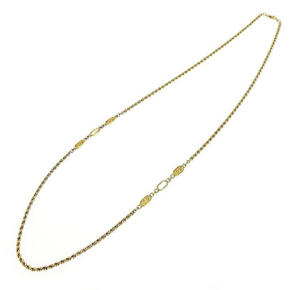 Christian Dior GP CD Logo Long Necklace Women Gold 412284 Necklace
