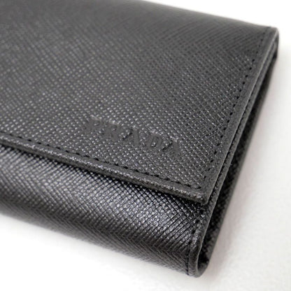 Prada Depos Saffiano Key Case 6-ribbon Leather Made In Italy 20241022 Ra1710