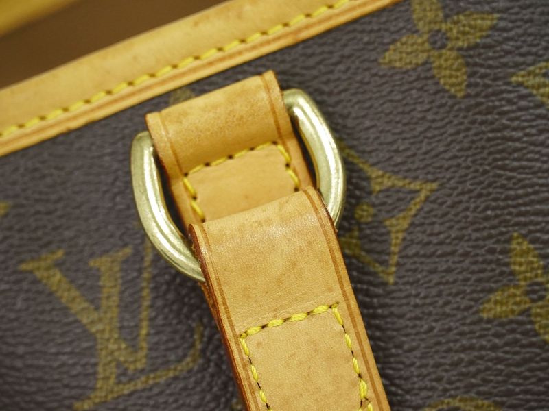 Authentic Louis Vuitton LV Batignolles Monogram Tote Handbag Brown M51156