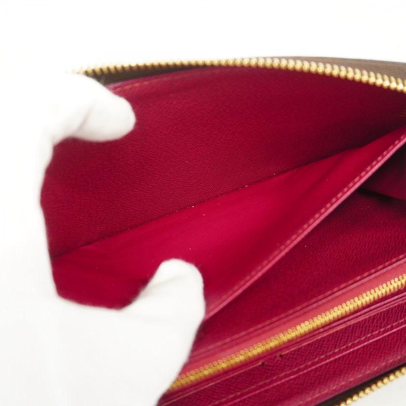 Louis Vuitton Long Wallet Monogram Zippy Wallet M41895 Fuchsia Ladies