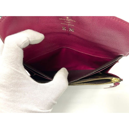Louis Vuitton Monogram Portefeuille Emilie Zipper Long Wallet Brown — view 12