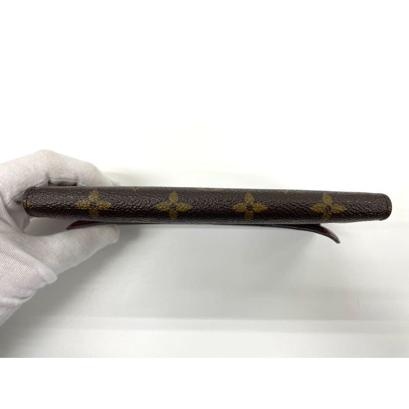 Louis Vuitton Monogram Portefeuille Emilie Zipper Long Wallet Brown — view 4