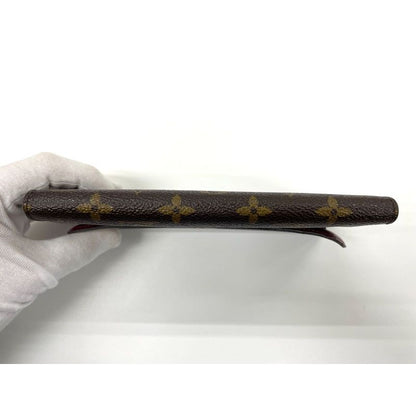 Louis Vuitton Monogram Portefeuille Emilie Zipper Long Wallet Brown — view 4