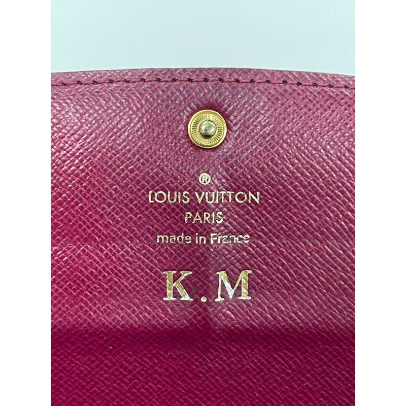 Louis Vuitton Monogram Portefeuille Emilie Zipper Long Wallet Brown — view 10